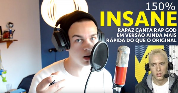 RAP GOD: Cover Ainda Mais Rápido do que o Original (150%)