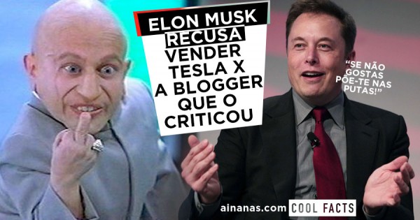 Elon Musk recusa vender TESLA a Blogger que o Criticou
