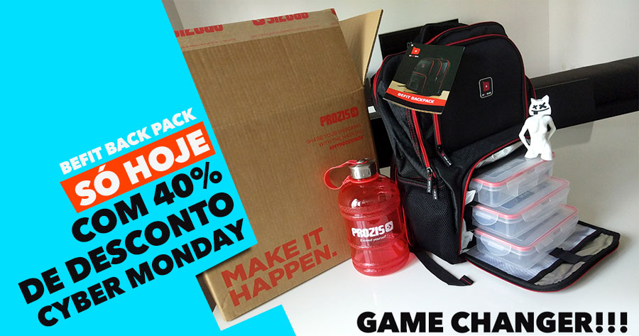 SÓ HOJE! Usa o código CMONDAY e manda vir esta Befit BackPack com 40% desconto