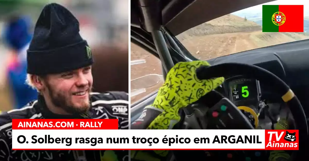 ARGANIL: Oliver Solberg Domina Mítico Troço de Monte Alto