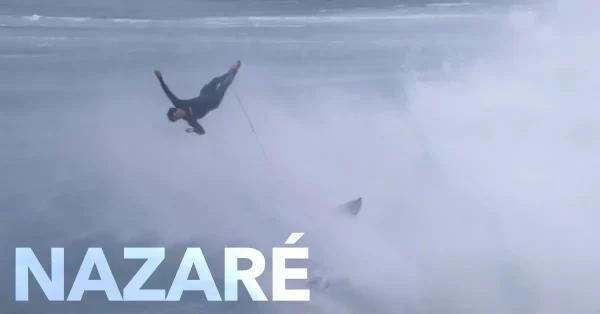 NAZARÉ: Momentos Épicos de Surf em Ondas Gigantes