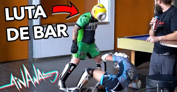 Praticantes de Artes Marciais vs LUTA DE BAR