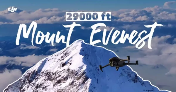 Drone no EVEREST: DJI Mavic 3 Pro a 8839 Metros