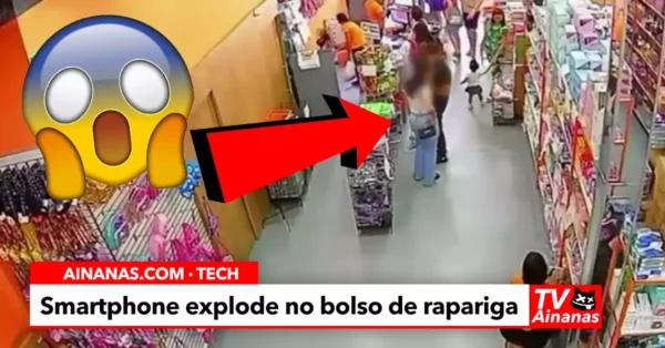 Smartphone Explode no Bolso de uma Rapariga