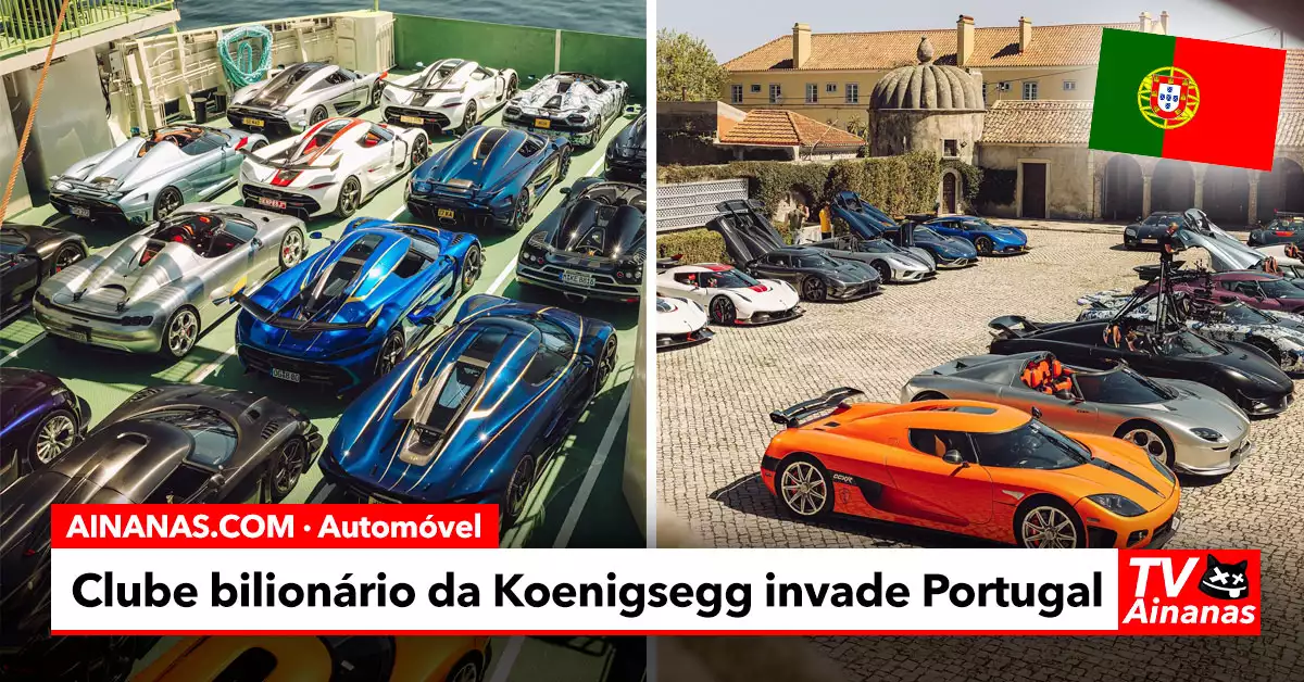 Koenigsegg em Portugal: Desfile de Hipercarros de Luxo
