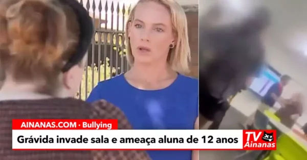 Grávida INVADE SALA e ameaça aluna de 12 Anos