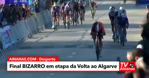 FAIL na Volta ao Algarve: Erro de Sinalização confunde Pelotão