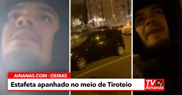 OEIRAS: Estafeta apanhado no meio de tiroteio