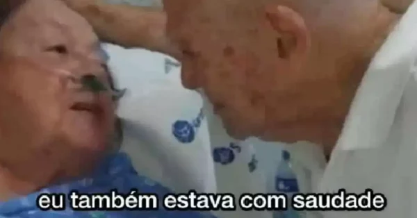 ALMAS GÉMEAS: casal fica junto até ao último dia
