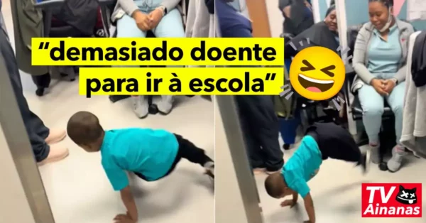 “Está doente” para FALTAR à escola mas é apanhada