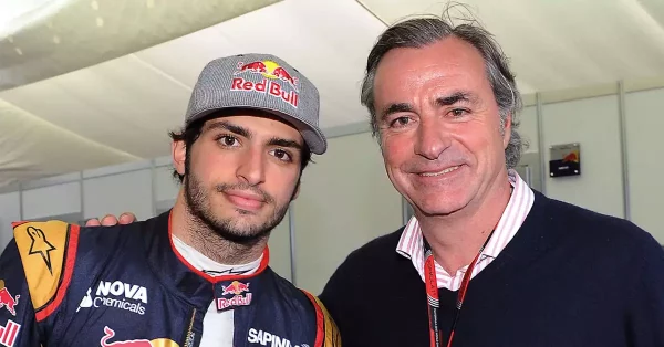 Pai de Carlos Sainz conduz carro da Ferrari F1 – Momento único