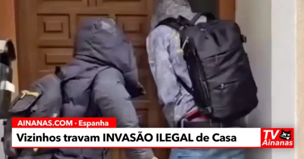 Vizinhos TRAVAM INVASÃO de uma casa em Espanha