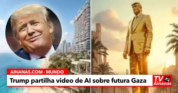 Trump Partilha Vídeo Polémico de IA Sobre Gaza no Futuro