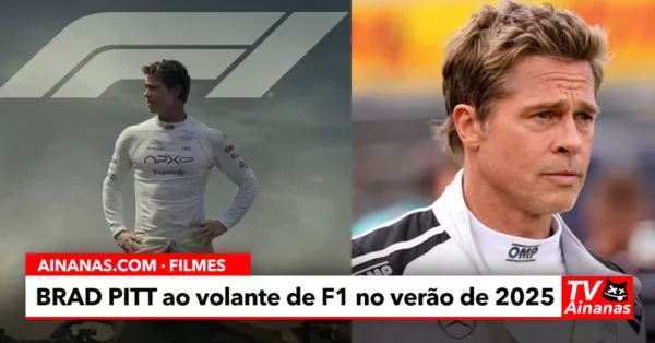 BRAD PITT ao Volante do Muito Aguardado F1