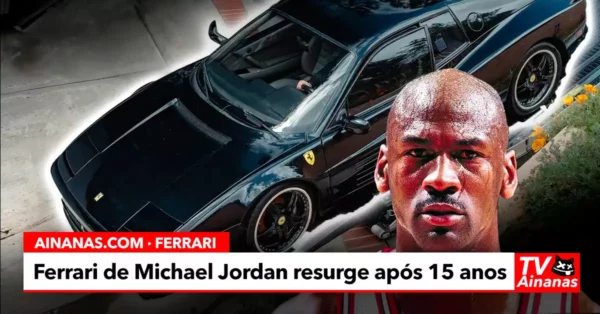 Ferrari Histórico de Michael Jordan Reencontrado Após 15 Anos