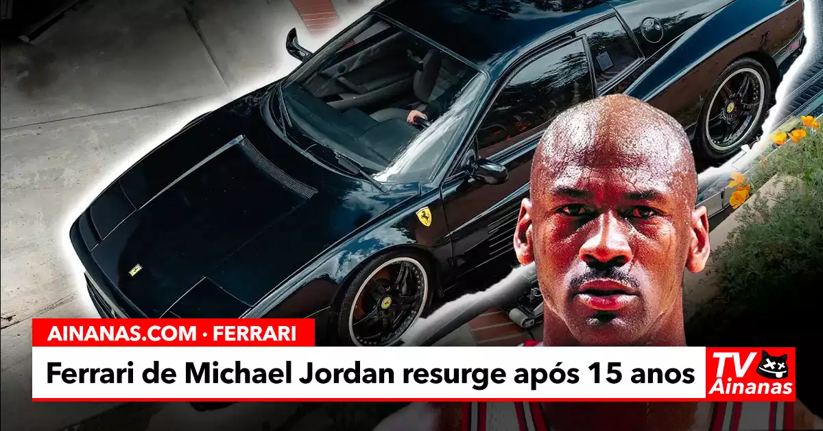 Ferrari Histórico de Michael Jordan Reencontrado Após 15 Anos