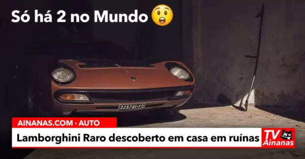 Lamborhini Ultra Raro Descoberto num Palazzo em Ruínas