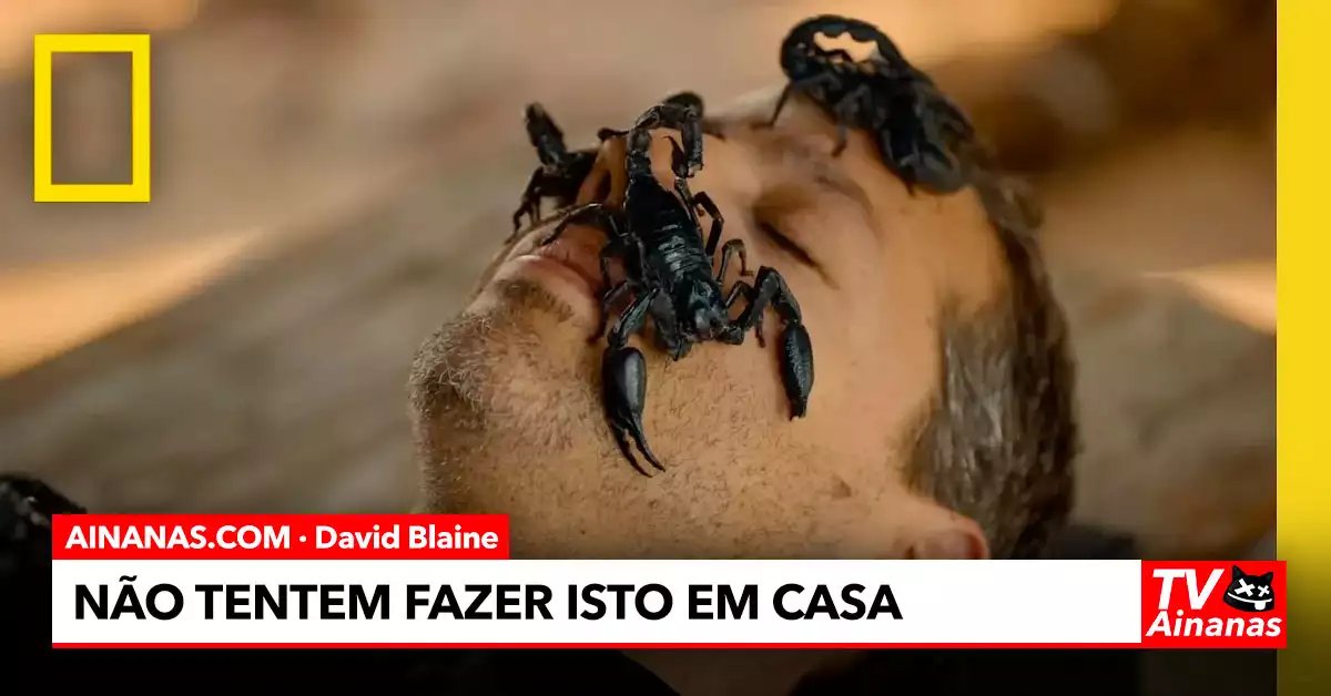 DAVID BLAINE regressa com “NÃO TENTEM FAZER ISTO”