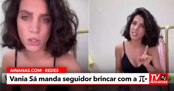 Vânia Sá Responde a Provocação em Direto no Instagram