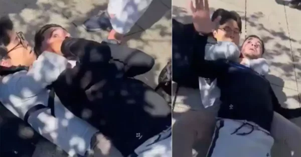 Turista DOMINA ASSALTANTE em Barcelona