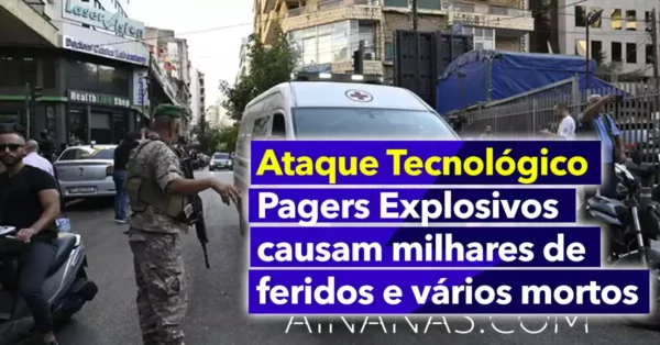 PAGERS EXPLOSVIOS causam 9 Mortos e milhares de feridos