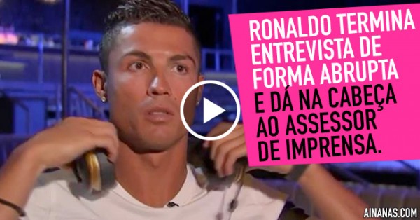 Cristiano Ronaldo Dá na Cabeça ao Assessor de Imprensa