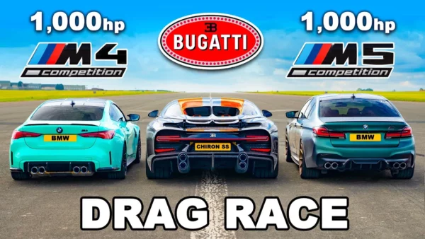 Bugatti Chiron Super Sport contra BMWs ?