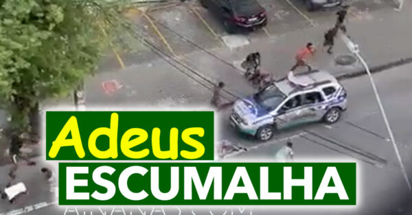 Polícia Brasileira Mostra como LIMPAR AS RUAS