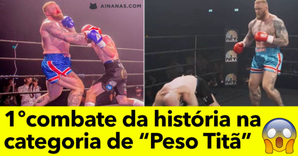 “The Mountain” no primeiro combate PESO TITÃ da História