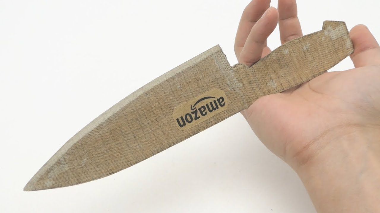 A faca MAIS AFIADA que podes fazer com uma caixa de cartão