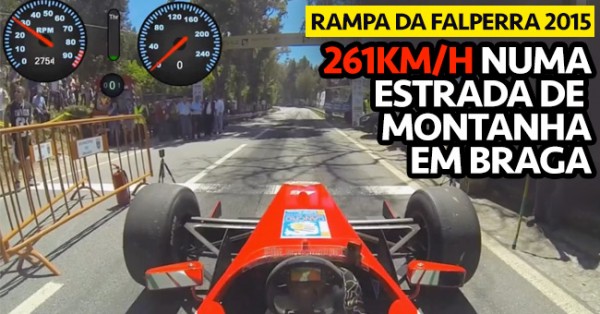 261 KM/h em Estrada de Montanha: Rampa da Falperra (Braga)