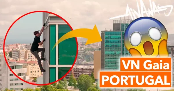 ESCALADA ILEGAL de Torre em Vila Nova de GAIA