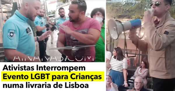Ativistas INVADEM evento LGBT para Crianças em Lisboa