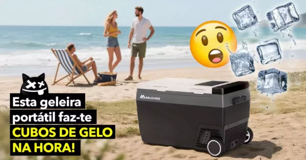 WOW! Esta geleira da Mudiro até faz CUBOS DE GELO!