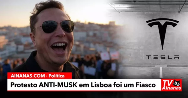 Protesto ANTI-MUSK em Lisboa foi um FIASCO