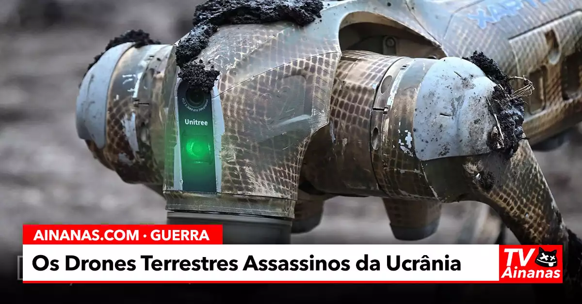 Os Drones Terrestres Assassinos usados pela Ucrânia