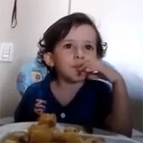 Criança explica porque não devemos comer animais