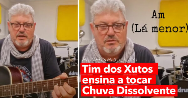 TIM dos Xutos e Pontapés ensina a tocar CHUVA DISSOLVENTE